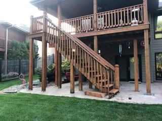 Deck Staining Before