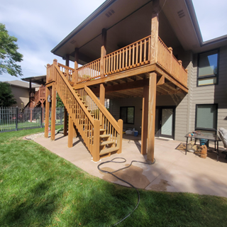Deck Staining After