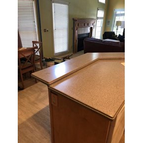 Lowering Counter After Ace Handyman Services Upstate South Carolina and Greenville