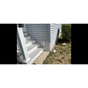 Exterior Deck Lattice Repair in Norwich After Ace Handyman Services Hartford New London