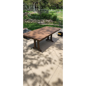 Assembled Patio Table 