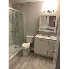 Vanity and Flooring replacement