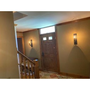 Installed light fixtures