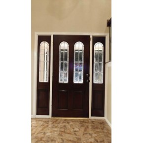 Sanded and Refinish Front exterior door 