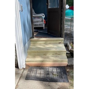 Exterior Side Steps Repair After in West Hartford Ace Handyman Services Hartford New London