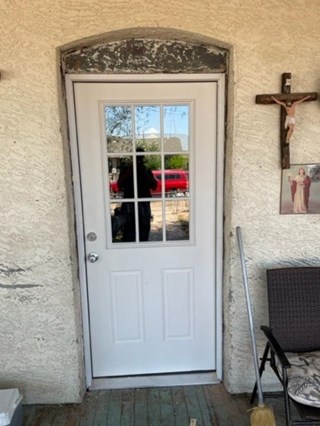 Exterior door installed by Blaine Ace Handyman Services West Glendale After