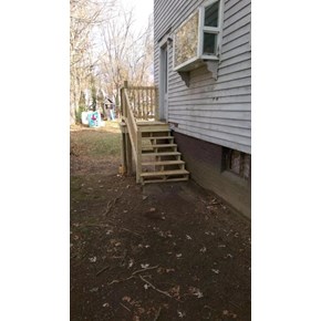 Exterior stairs - Wayland