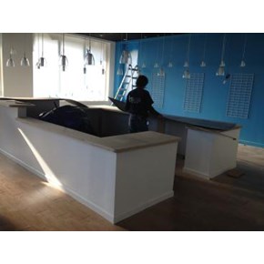 Countertop Installation at Commercial Project in Edwardsville