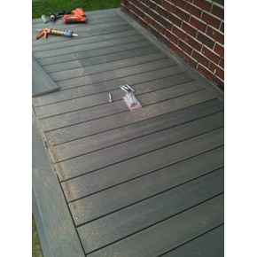 Ace Handyman Services Wilkes-Barre and Scranton TREX Composite Decking Installation in West Pittston, PA