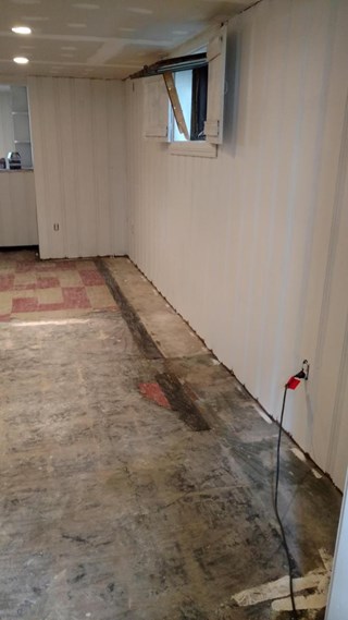 Basement Remodel - Winchester (Before)