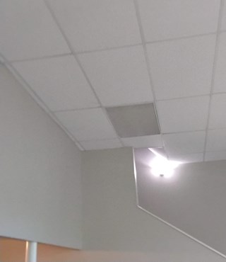 Ceiling Tile Replacement After