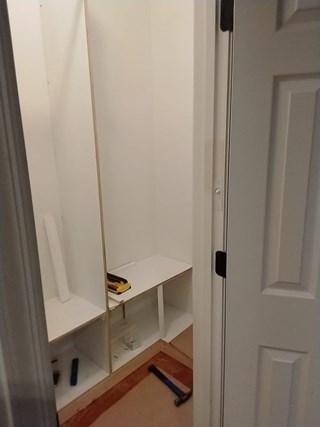 Cabinet Install Before