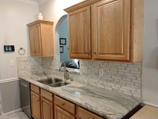 Backsplash Install After