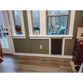 Dog Door Install