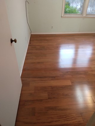 After installing cherry hardwood floors in Fultondale AL