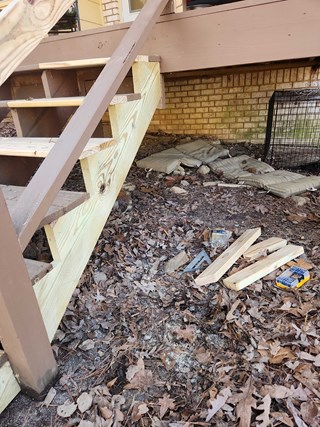 After stair repairs Birmingham AL