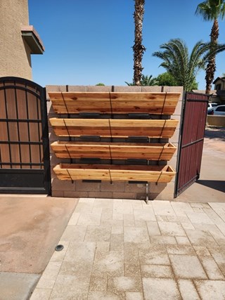 Ace Handyman Services Floating Planter Box Installation in Chandler After