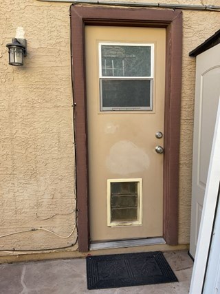 Ace Handyman Services East Valley Exterior Door Replacement in Tempe Before Photo