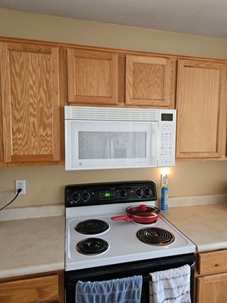 Ace Handyman Services Over Range Microwave Installation in Gilbert Before