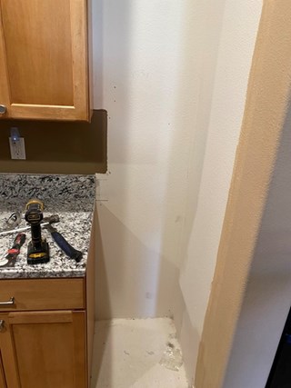 Ace Handyman Services Kitchen Cabinet Installation in Sun Lakes Before