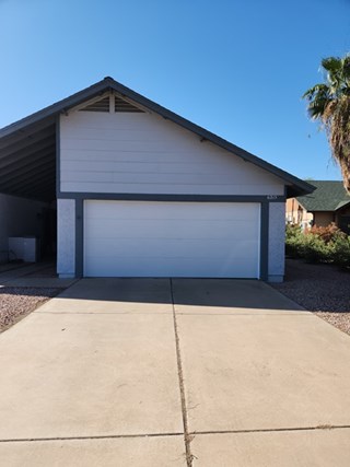 Ace Handyman Services Garage Door Painting in Gilbert Before