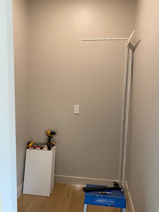 Before Closet Organizer Install Ace Handyman Services Phoenix AZ