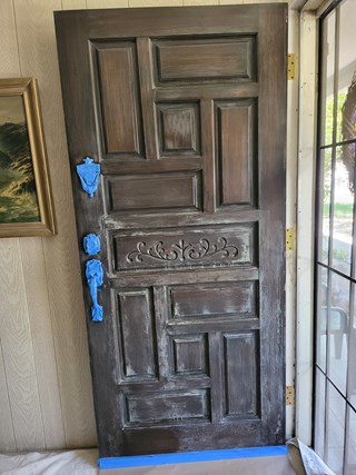 Before Paint Door Ace Handyman Services Scottsdale AZ