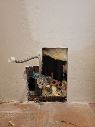 Before Drywall Repair Ace Handyman Services Fountain Hills AZ