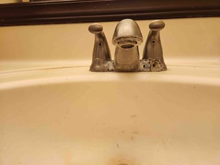 Before Faucet Replacement Ace Handyman Services Scottsdale AZ