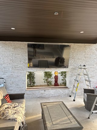 After - Outdoor TV Mount - Carefree AZ - Ace Handyman Services Scottsdale PV