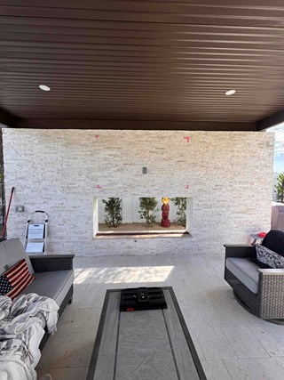 Before - Outdoor TV Mount - Carefree AZ - Ace Handyman Services Scottsdale PV