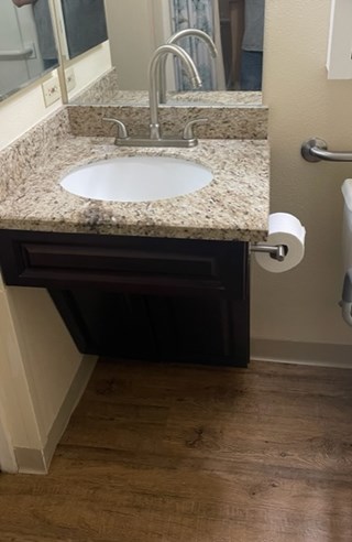 Sink height lowered Ace Handyman Services West Glendale Before