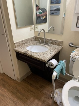 Sink height lowered Ace Handyman Services West Glendale After