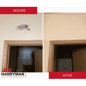 Sheetrock repairs in Rogers
