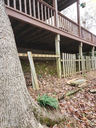 Before Deck Skirt/Fencing