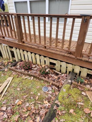 Before Deck Side Skirt/Fencing