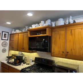 Cabinet and Overhead Appliance