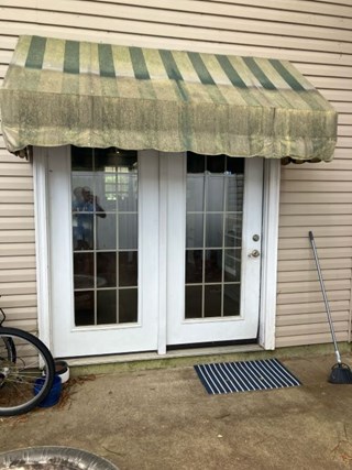 Before Change Exterior Door
