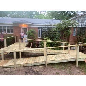 Built Custom Wheelchair Ramp