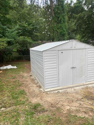 Shed install