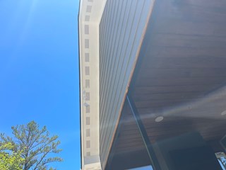 Holes in Soffit After