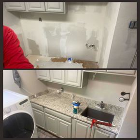 Cabinet and Countertop
