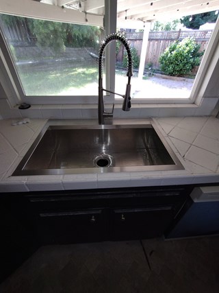 Kitchen Sink Install Brenwood After