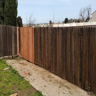 Fence Rebuild 94513 After
