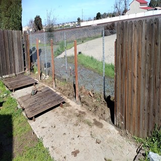 Fence Rebuild 94513 Before