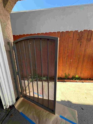 Ace Handyman Services gate painting project in Seal Beach, CA, after photo