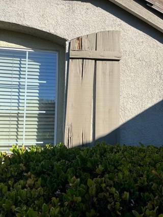 Shutters Rebuild in Folsom Before