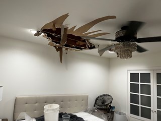 Drywall Repair in Shingle Springs Before