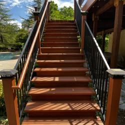 Deck Sanding and Stain in El Dorado Hills