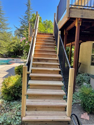 Deck Sanding and Stain in El Dorado Hills